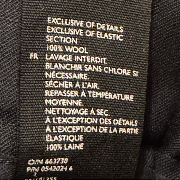 “COS” Navy Blue Wool Pants NWT size 12 - Picture 10 of 10